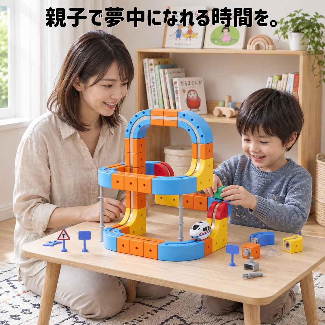 マグレール™｜自由に組み替えて楽しむ電動レールトイ